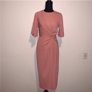 ASOS dress in terracotta